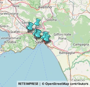 Mappa Via Fratelli Palumbo, 84128 Salerno SA, Italia (7.82462)