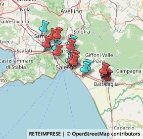 Mappa Via Manzella Luigi, 84127 Salerno SA, Italia (10.549)