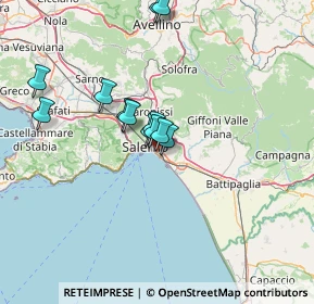 Mappa Via Fratelli Palumbo, 84128 Salerno SA, Italia (12.3775)