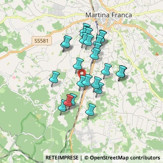 Mappa Strada Tre Piantelle, 74015 Martina Franca TA, Italia (1.72692)