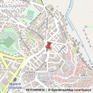 Mappa Via XX Settembre, 67, 75100 Matera, Matera (Basilicata)
