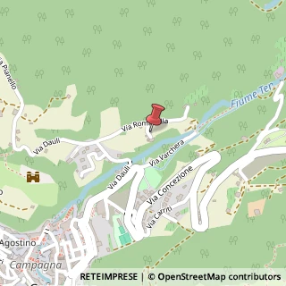 Mappa Via Romanella Dauli, 77, 84022 Campagna, Salerno (Campania)