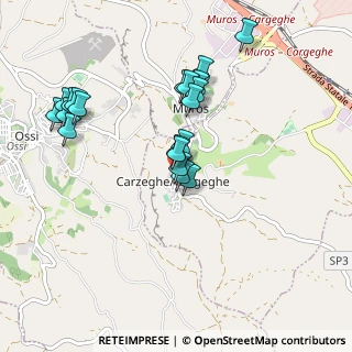 Mappa Via Brigata Sassari, 07030 Cargeghe SS, Italia (0.9835)