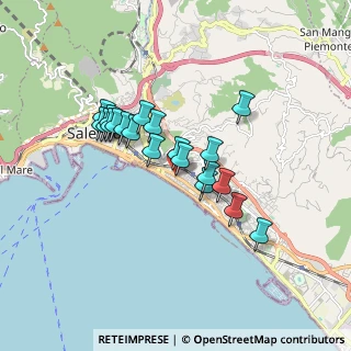 Mappa Via Posidonia, 84127 Salerno SA, Italia (1.5205)