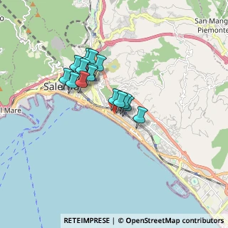 Mappa Via Posidonia, 84127 Salerno SA, Italia (1.40933)