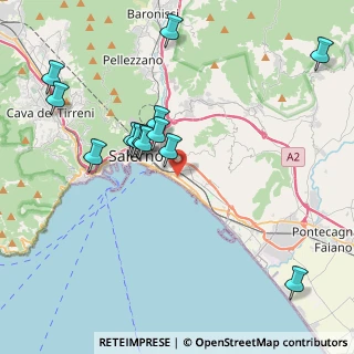 Mappa Via Posidonia, 84127 Salerno SA, Italia (4.54385)
