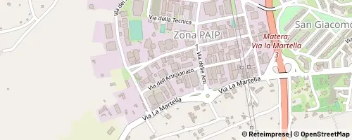 Mappa Matera