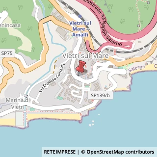 Mappa Via Giuseppe Mazzini, 87, 84019 Vietri sul Mare, Salerno (Campania)