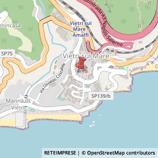 Mappa Via Diego Taiani, 29, 84019 Vietri sul Mare, Salerno (Campania)