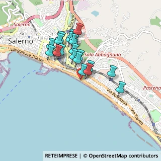 Mappa Lungomare Tafuri, 84127 Salerno SA, Italia (0.8025)