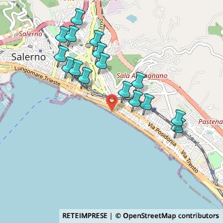 Mappa Lungomare Tafuri, 84127 Salerno SA, Italia (1.09313)