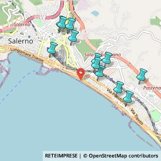 Mappa Lungomare Tafuri, 84127 Salerno SA, Italia (1.0875)