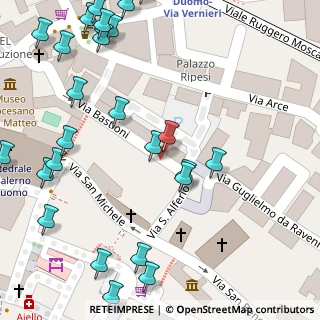 Mappa Via Bastioni, 84122 Salerno SA, Italia (0.08077)
