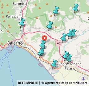 Mappa Via Parisiello, 84131 Salerno SA, Italia (4.38308)