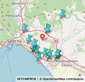 Mappa Via Parisiello, 84131 Salerno SA, Italia (3.49529)