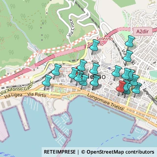 Mappa Vicolo Adelberga, 84121 Salerno SA, Italia (0.4845)