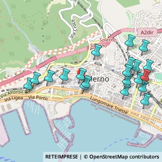 Mappa Vicolo Adelberga, 84121 Salerno SA, Italia (0.628)
