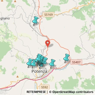 Mappa Contrada Cugno delle Brecce, 85100 Potenza PZ, Italia (4.35667)