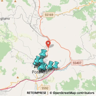 Mappa Contrada Cugno delle Brecce, 85100 Potenza PZ, Italia (4.35706)