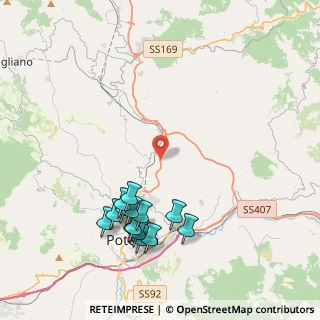 Mappa Contrada Cugno delle Brecce, 85100 Potenza PZ, Italia (4.83071)