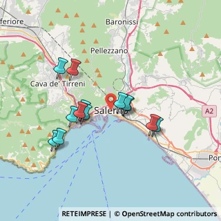 Mappa Via delle Botteghelle, 84127 Salerno SA, Italia (3.41846)