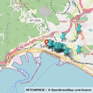 Mappa Via delle Botteghelle, 84127 Salerno SA, Italia (0.70882)