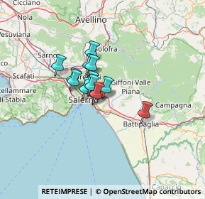 Mappa Via Montena, 84133 Salerno SA, Italia (8.32769)