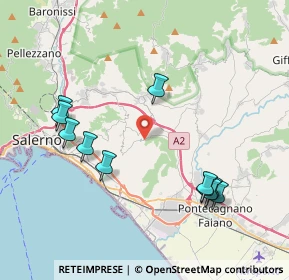 Mappa Via Montena, 84133 Salerno SA, Italia (4.61364)