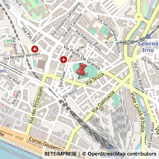 Mappa Piazza Renato Casalbore, 12, 84124 Salerno, Salerno (Campania)