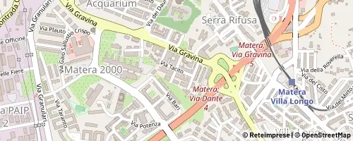 Mappa Matera