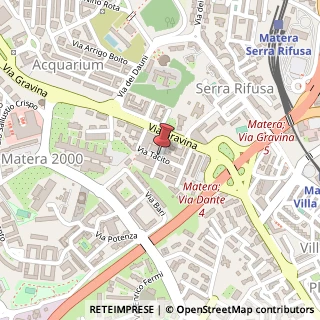 Mappa Via Tito Livio, 12, 75100 Matera, Matera (Basilicata)