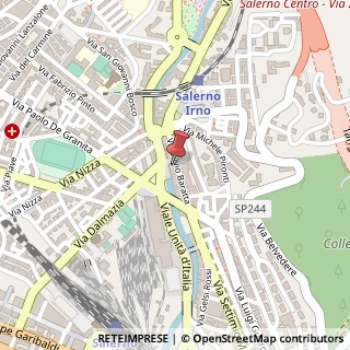Mappa Via Silvio Baratta, 165, 84100 Salerno, Salerno (Campania)
