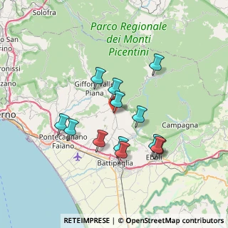 Mappa Via Gennaro Cuomo, 84096 Montecorvino Rovella SA, Italia (6.98154)
