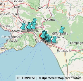 Mappa Via Guglielmo da Ravenna, 84125 Salerno SA, Italia (7.68714)