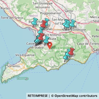 Mappa Via Fornace, 80054 Gragnano NA, Italia (6.96563)