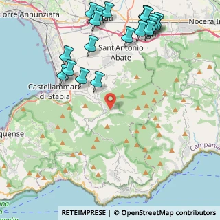 Mappa Via Fornace, 80054 Gragnano NA, Italia (6.0845)