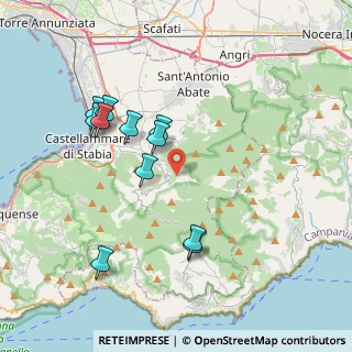 Mappa Via Fornace, 80054 Gragnano NA, Italia (3.98182)