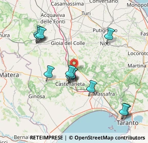 Mappa A14 uscita MOTTOLA-CASTELLANETA, 74011 Castellaneta TA, Italia (16.56923)