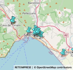 Mappa Via Michele Pironti, 84134 Salerno SA, Italia (3.23909)