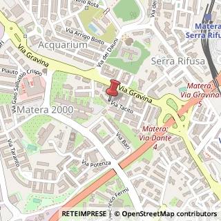 Mappa Via Tacito, 43-45, 75100 Matera, Matera (Basilicata)