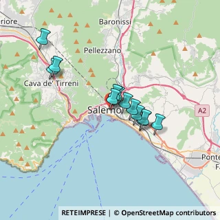Mappa Viale Ruggero Moscati, 84125 Salerno SA, Italia (2.975)