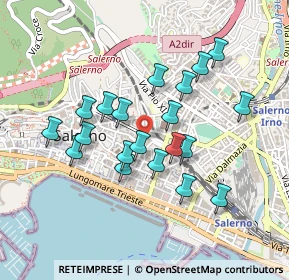 Mappa Viale Ruggero Moscati, 84125 Salerno SA, Italia (0.432)