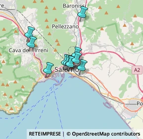 Mappa Via Generale Don Ferrante Maria Gonzaga I-84125 Salerno SA, 84122 Salerno SA, Italia (2.29636)