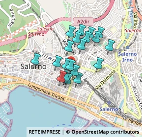 Mappa Via Generale Don Ferrante Maria Gonzaga I-84125 Salerno SA, 84125 Salerno SA, Italia (0.3395)