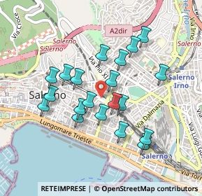 Mappa Via Generale Ferrante Maria Gonzaga, 84125 Salerno SA, Italia (0.4325)