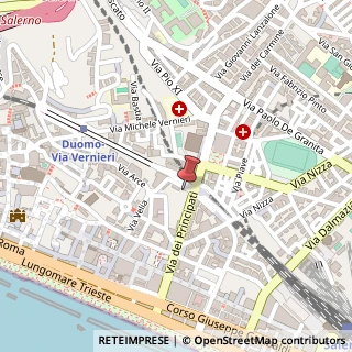 Mappa Via Generale Ferrante Maria Gonzaga, 9, 84125 Salerno, Salerno (Campania)