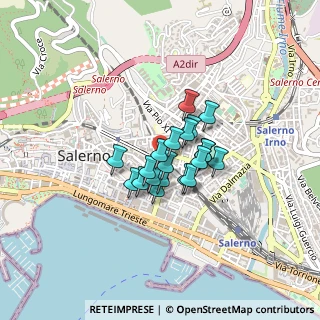 Mappa Via Generale Ferrante Maria Gonzaga, 84125 Salerno SA, Italia (0.273)