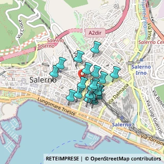 Mappa Via Generale Ferrante Maria Gonzaga, 84125 Salerno SA, Italia (0.302)