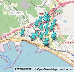 Mappa Via Generale Ferrante Maria Gonzaga, 84125 Salerno SA, Italia (0.663)