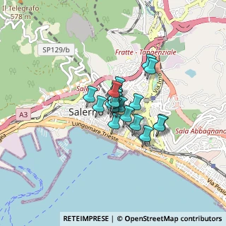 Mappa Via Generale Ferrante Maria Gonzaga, 84125 Salerno SA, Italia (0.447)